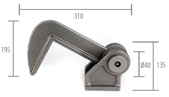 BISAGRA ESCUADRA BASCULANTE HB2 Gigante