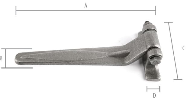 BISAGRAS CON CASQUILLO DE NYLON