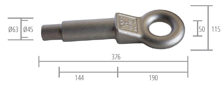 HOMOLOGADO EJE DE 60 EN BRUTO