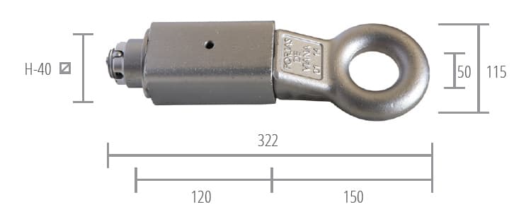 HOMOLOGADO EJE DE 60 MECANIZADO