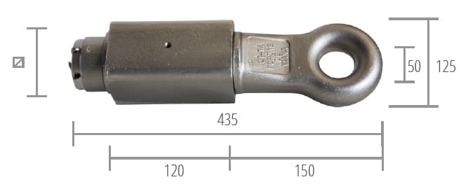 HOMOLOGADO EJE DE 70 MECANIZADO