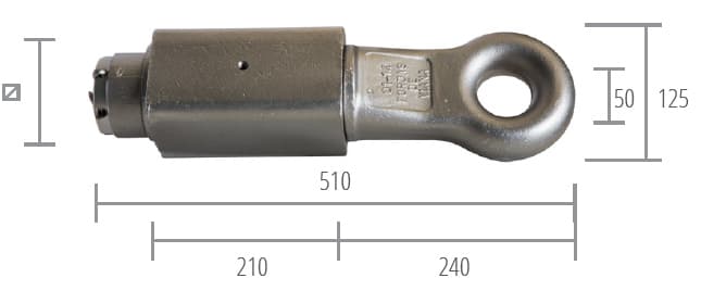 HOMOLOGADO EJE DE 85 MECANIZADO