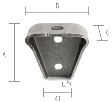 SOPORTE DE CHASIS PEQUEÑO