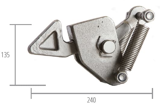 CIERRE DE GANCHO DE PUERTA TRASERA