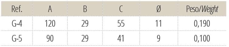 GANCHOS DE FORJA G-4